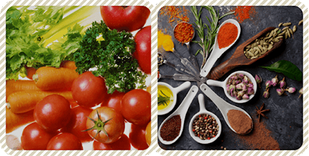 トマト、デーツなどの野菜と果実にオリジナルブレンドの香辛料を使用